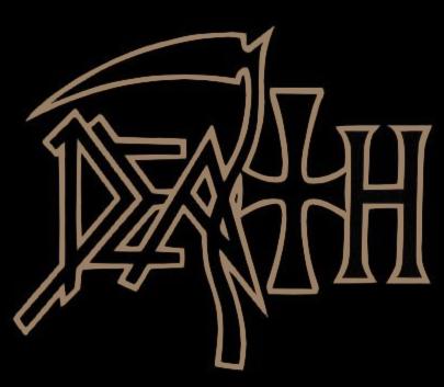 Band logo Death logo