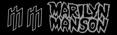 Band logo Marilyn Manson